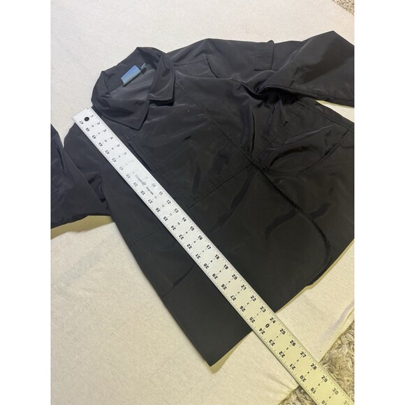 Simply Vera Vera Wang Women’s Black Lightweight Windbreaker Jacket Size Medium - Picture 7 of 9